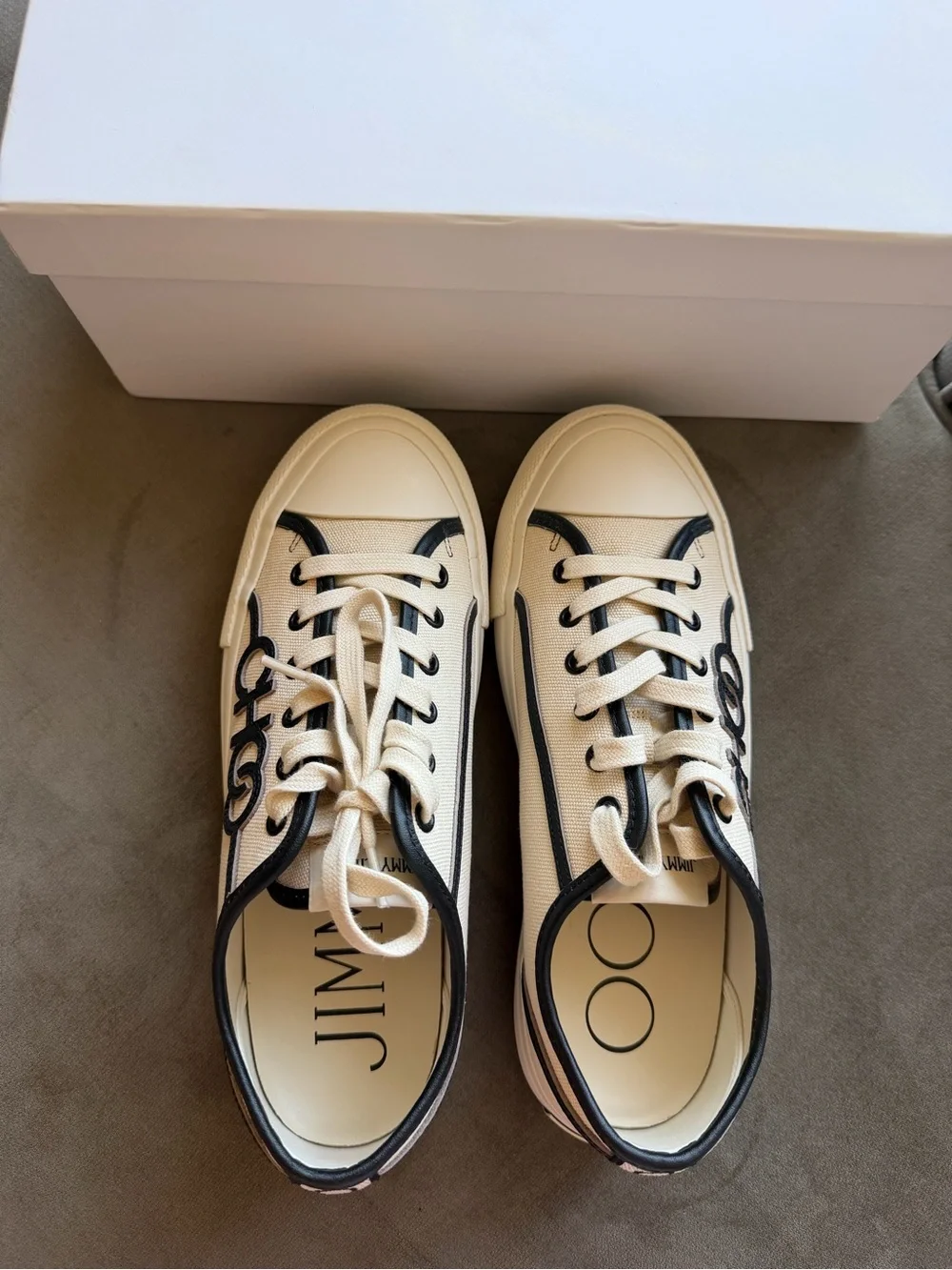 Jimmy Choo Fenix lace-up fastening sneakers